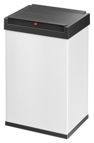 Hailo Poubelle Big-Box Swing L avec couvercle oscillant à fermeture automatique, 35 l, blanc