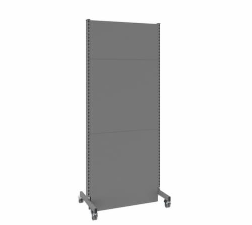 cloison acoustique démontable Mobil, hauteur x largeur 2500 x 1000 mm, paroi RAL7037 gris poussière