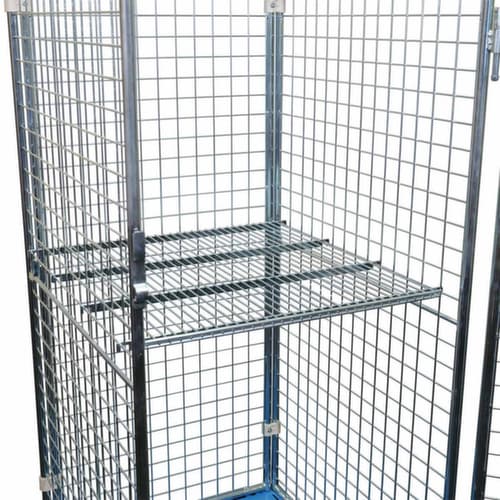 Tablette à accrocher pour bac sur roulettes, largeur x profondeur 700 x 705 mm