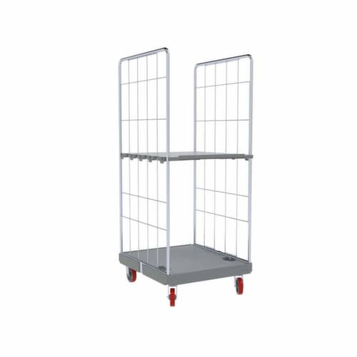 Bac sur roulettes rolltainer® avec porte
