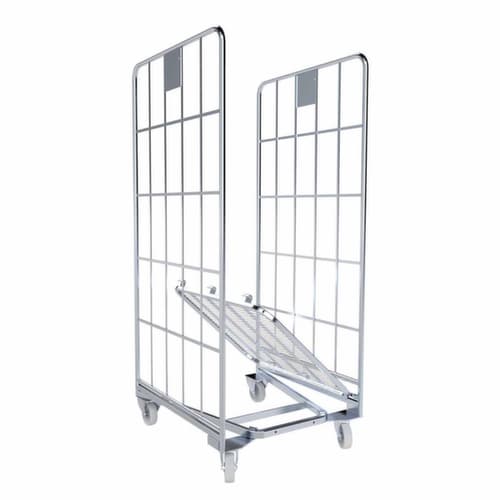 Bac sur roulettes emboîtable nestainer® ERGO S, force 500 kg, longueur x largeur 800 x 700 mm