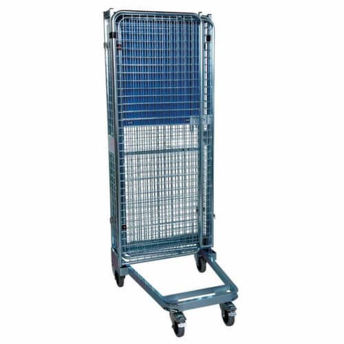 Bac sur roulettes de sécurité emboîtable nestainer®, force 500 kg, longueur x largeur 880 x 725 mm