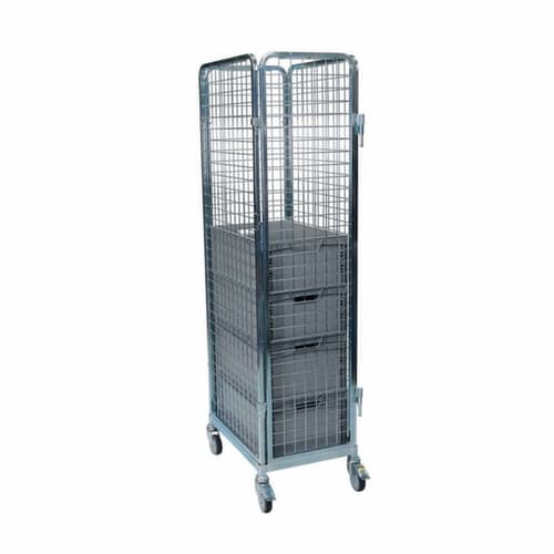 Conteneur à roulettes, force 500 kg, longueur x largeur 680 x 500 mm
