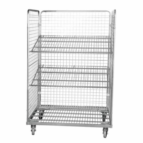 Conteneur à roulettes, force 600 kg, longueur x largeur 800 x 1200 mm