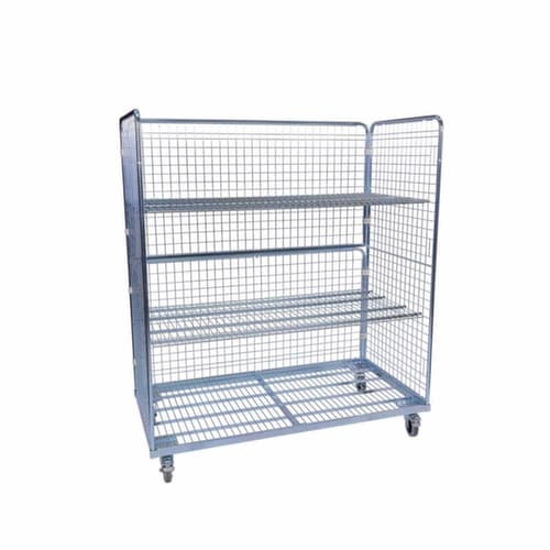 Conteneur à roulettes, force 500 kg, longueur x largeur 1600 x 800 mm