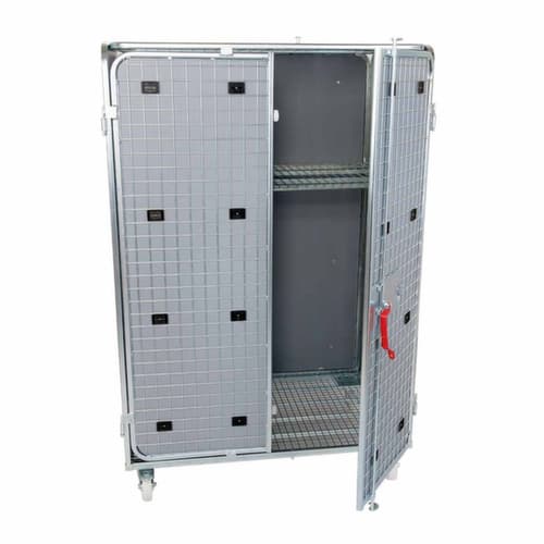 Bac sur roulettes de sécurité, force 500 kg, longueur x largeur 1200 x 800 mm