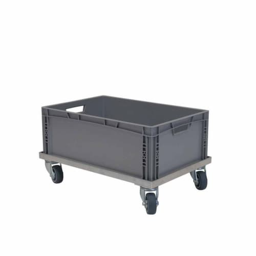 Rouleau de caisse en aluminium pour les conteneurs Euronorm, force 150 kg