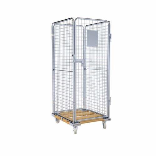 Bac sur roulettes rolltainer® ADB avec porte, force 500 kg, longueur x largeur 800 x 710 mm