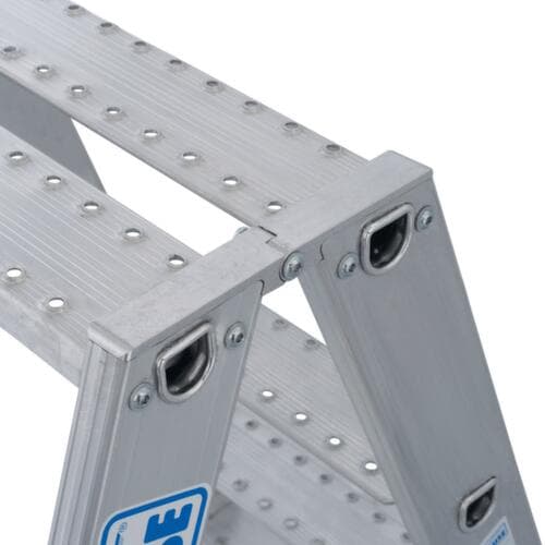 Krause double échelle à marches STABILO® Professional, 2 x 10 marches avec revêtement R13