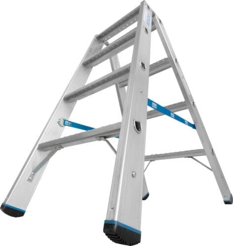 Krause double échelle à marches STABILO® Professional, 2 x 4 marches avec revêtement R13