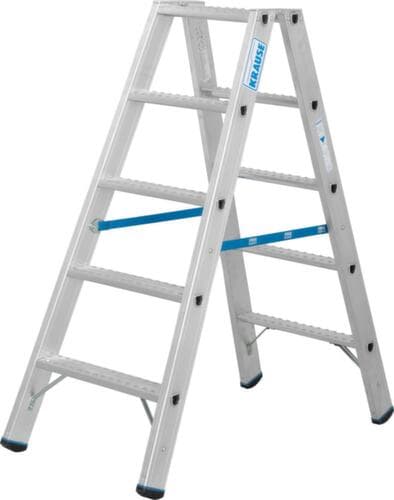 Krause double échelle à marches STABILO® Professional, 2 x 5 marches avec revêtement R13