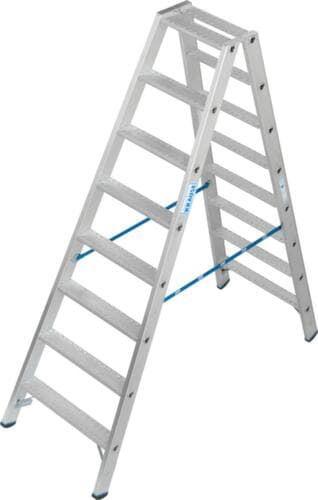 Krause double échelle à marches STABILO® Professional, 2 x 8 marches avec revêtement R13