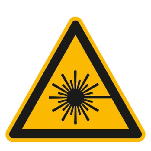 Panneau d'avertissement SafetyMarking® rayons laser