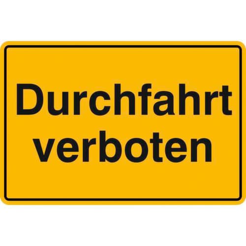 panneau d'interdiction