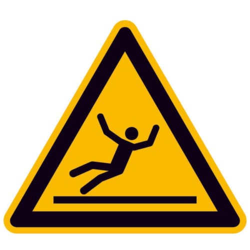Panneau d'avertissement SafetyMarking® danger glissement