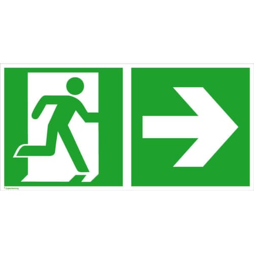 Panneau de sortie de secours SafetyMarking® PLUS sortie de secours