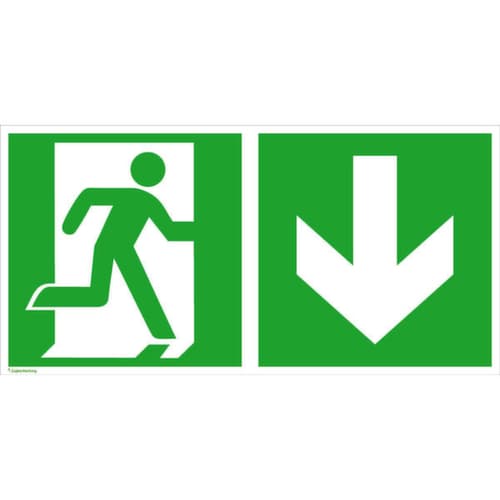 Panneau de sortie de secours SafetyMarking® PLUS sortie de secours