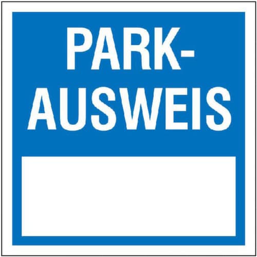 panneau de parking