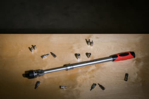 GEDORE R60110009 Cliquet télescopique articulé à 2 composants 1/2 430-580 mm