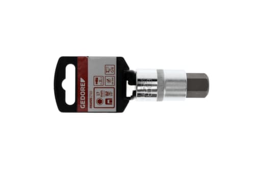 GEDORE R62551710 Embout de vissage 1/2" 17 mm Longueur 55 mm