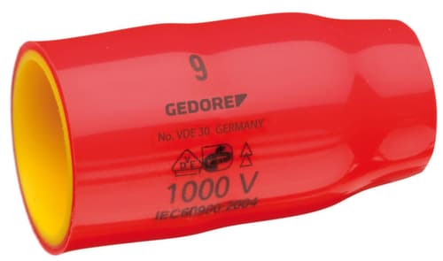 VDE 30 14 Douille VDE 3/8" 6 pans 14 mm