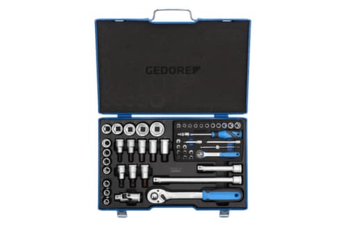 19 V20 U-10 Jeu de clés à douilles 1/4"+1/2" 50 pièces 4-30 mm