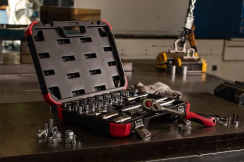 GEDORE R69003024 Jeu de clés à douilles 1/2" 10-32mm 24 pièces