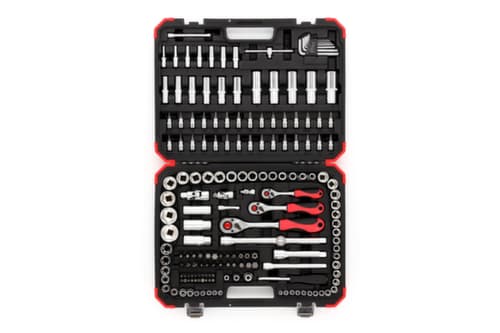 GEDORE R45603172 Jeu de douilles 1/4"+3/8"+1/2" 172 pièces