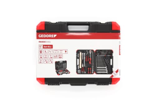 GEDORE R69003061 Jeu de douilles 1/2" 61 pièces Auto-Universal