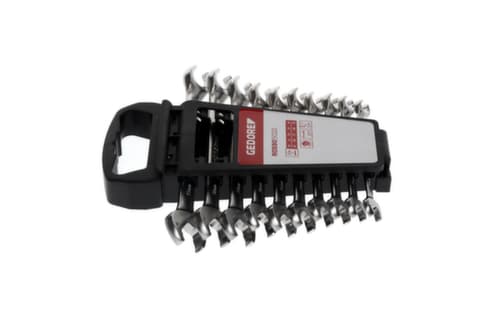 GEDORE R05905010 Clés mixtes à cliquet ouvertes 10-19 mm 10 pièces