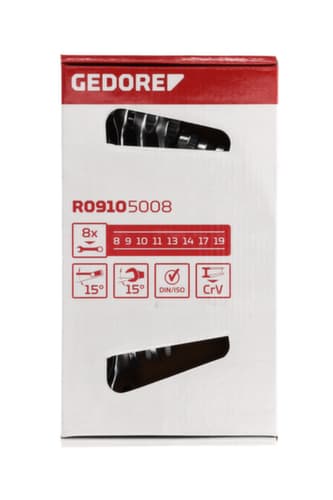 GEDORE R09105008 Jeu de clés mixtes 9-19 mm 8 pièces