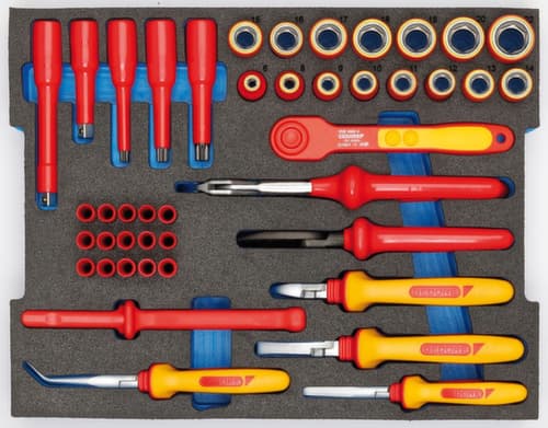 GEDORE 1100-1094 Assortiment d'outils VDE HYBRID en L-BOXX 136