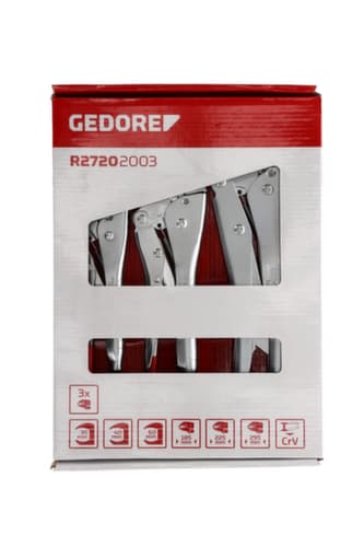 GEDORE R27202003 Jeu de pinces de préhension 7-12 pouces 35-60mm 3 pièces