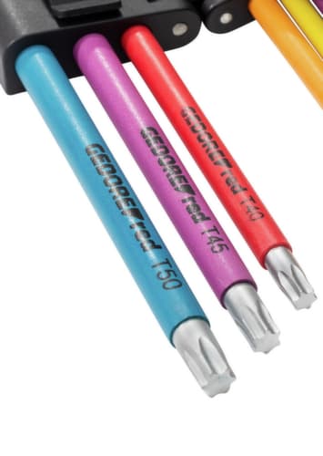 R36401009 Jeu de vis à angle droit TX T10-T50 9pcs avec