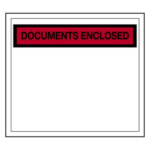 Pochette pour documents « Documents enclosed », DIN A4