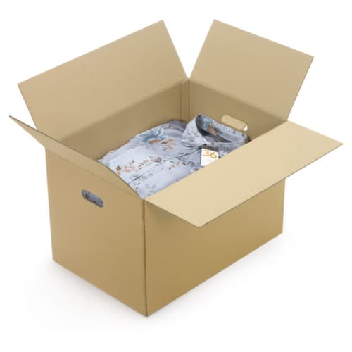 Boîte pliante en carton ondulé