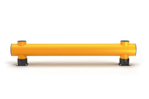 a.m.p.e.r.e. Barrière de protection anticollision Rack Mammut®, planche simple, longueur 10000 mm