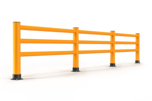 a.m.p.e.r.e. rambarde modulaire Rack Mammut®, main courante, longueur 6000 mm