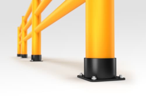 a.m.p.e.r.e. rambarde modulaire Rack Mammut®, main courante, longueur 6000 mm