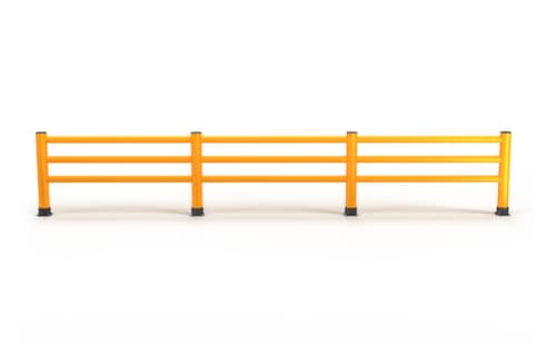 a.m.p.e.r.e. rambarde modulaire Rack Mammut®, main courante, longueur 6000 mm