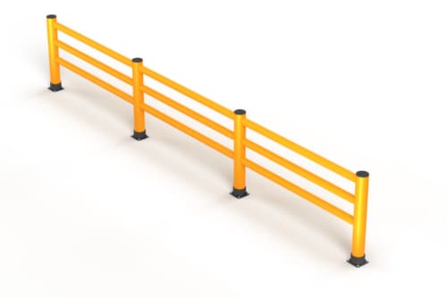a.m.p.e.r.e. rambarde modulaire Rack Mammut®, main courante, longueur 6000 mm