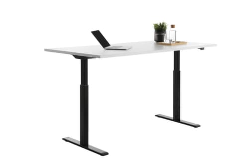 Topstar bureau à hauteur réglable électriquement E-Table Smart avec piètement en T