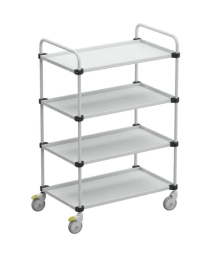 Treston Chariot à étagères 1000x530 mm, force 300 kg, 4 plateaux