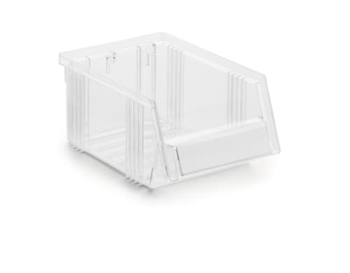 Treston bac à bec transparent avec grande ouverture de prise, transparent, profondeur 192 mm