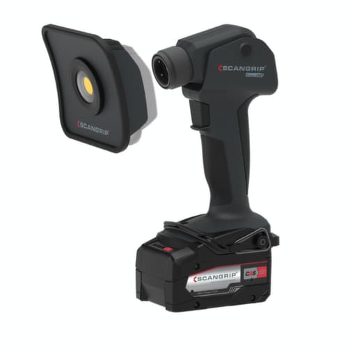 Scangrip Lampe de travail MULTILIGHT CONNECT FLOOD avec tête de lampe échangeable