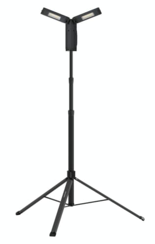 Scangrip Spot projecteur JUST CONNECT TOWER COMPACT avec 2 têtes de lampe et trépied