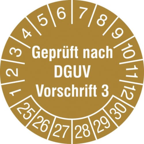 Plaquette de contrôle avec couleur de l'année