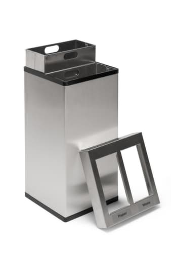 Collecteur de recyclage Carro Mix avec seau intérieur, 2 x 25 l