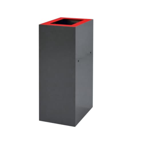 Couverture pour collecteur de recyclage, rouge