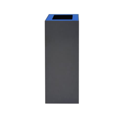 Couverture pour collecteur de recyclage, bleu